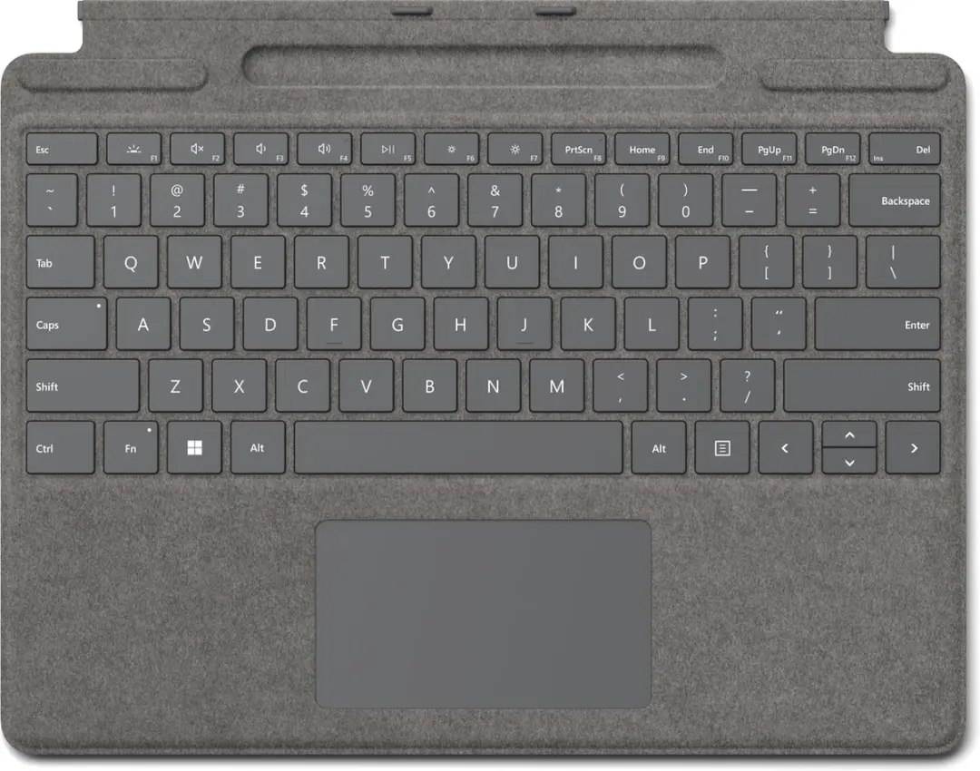 Microsoft Surface Pro Signature Keyboard Platina Microsoft Cover port QWERTY US