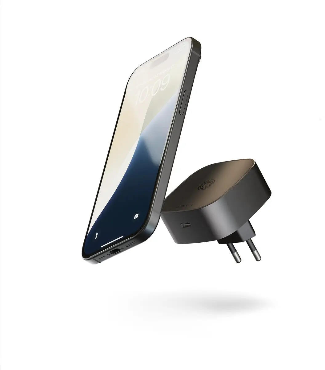 Zens Wireless Charging Adapter stekker 1× Qi2 15 W USB-C 18 W MagSafe draadloze