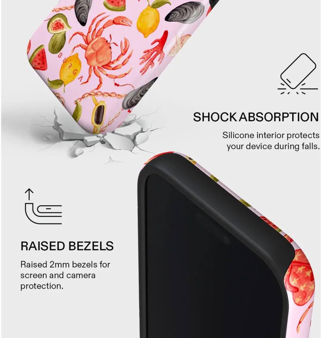 BURGA Tough MagSafe Case geschikt voor Apple iPhone 17 Pro - MagSafe - Bajo El Sol - afbeelding 4 van 6