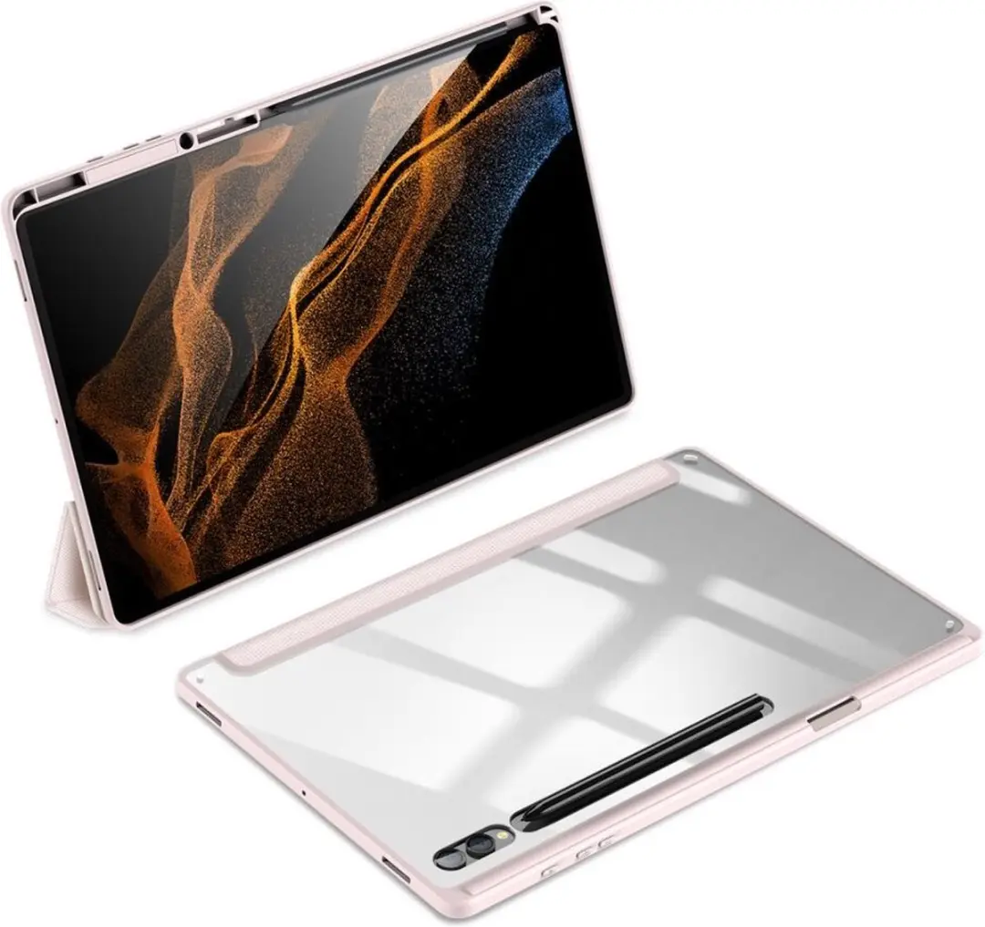 Dux Ducis Toby Series Tablethoes - Samsung Galaxy Tab S9/S10 FE Roze