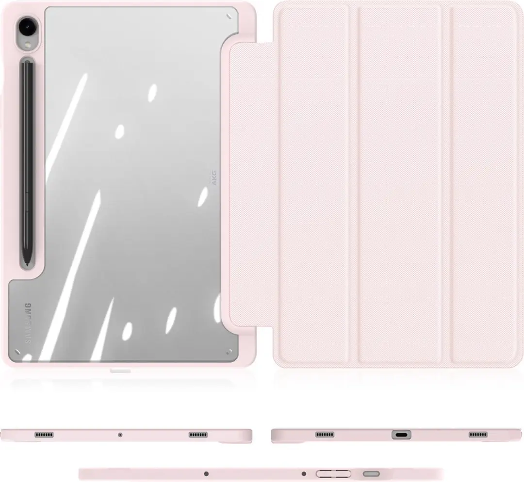Dux Ducis Toby Series Tablethoes - Samsung Galaxy Tab S9/S10 FE Roze