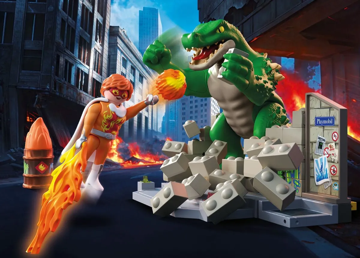 Playmobil Helden Showdown met Reuzenhagedis 71831 - Multicolor - afbeelding 6 van 6