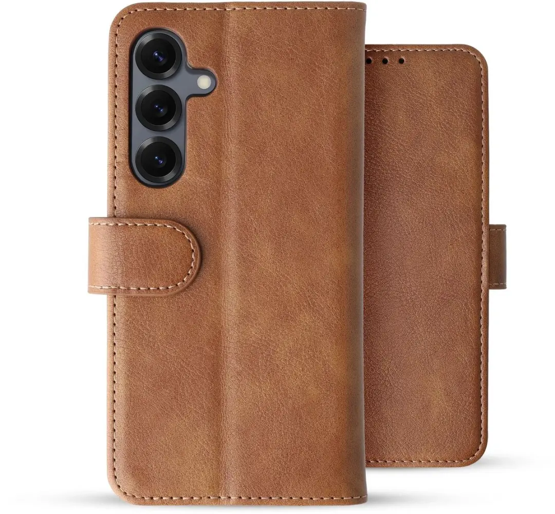 Rosso Element Wallet Book Case 203175 - Samsung Galaxy S25 - 3 Pasjes - Bruin