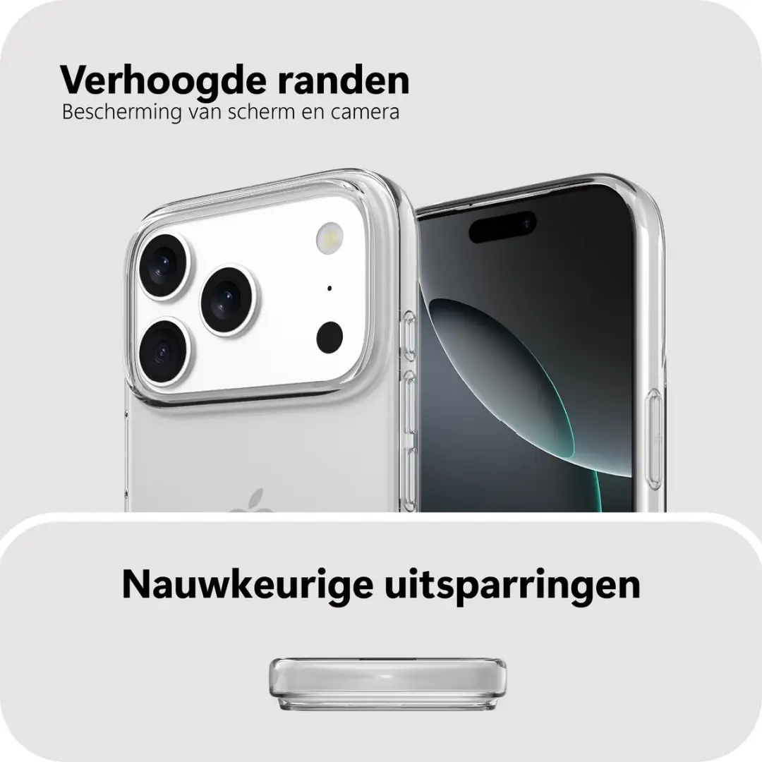 Just in Case MAP2938ZC1 Hoesje - iPhone 17 Pro Max - Zwart - afbeelding 4 van 6