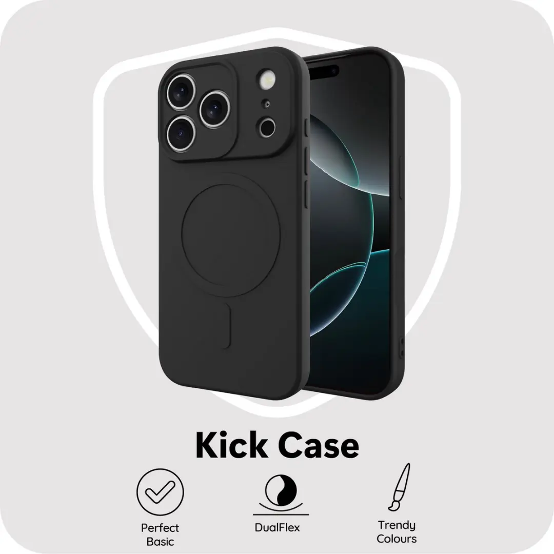 Just in Case Flex Case iPhone 18 Pro Max - Zwart - afbeelding 3 van 6