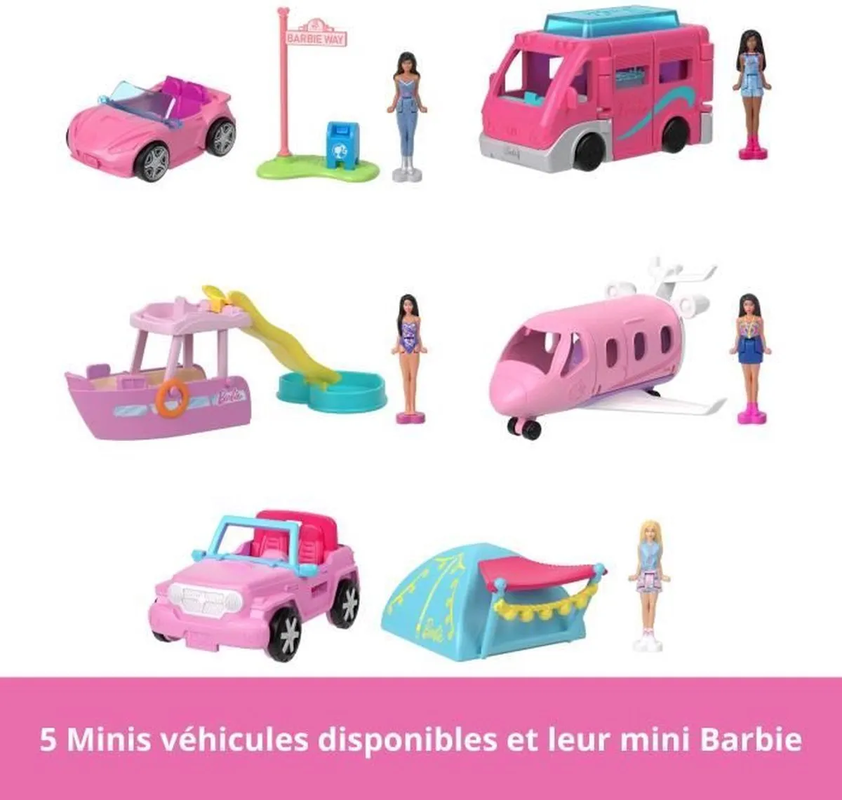 Barbie Mini Barbieland Voertuigen Assortiment - Multicolor