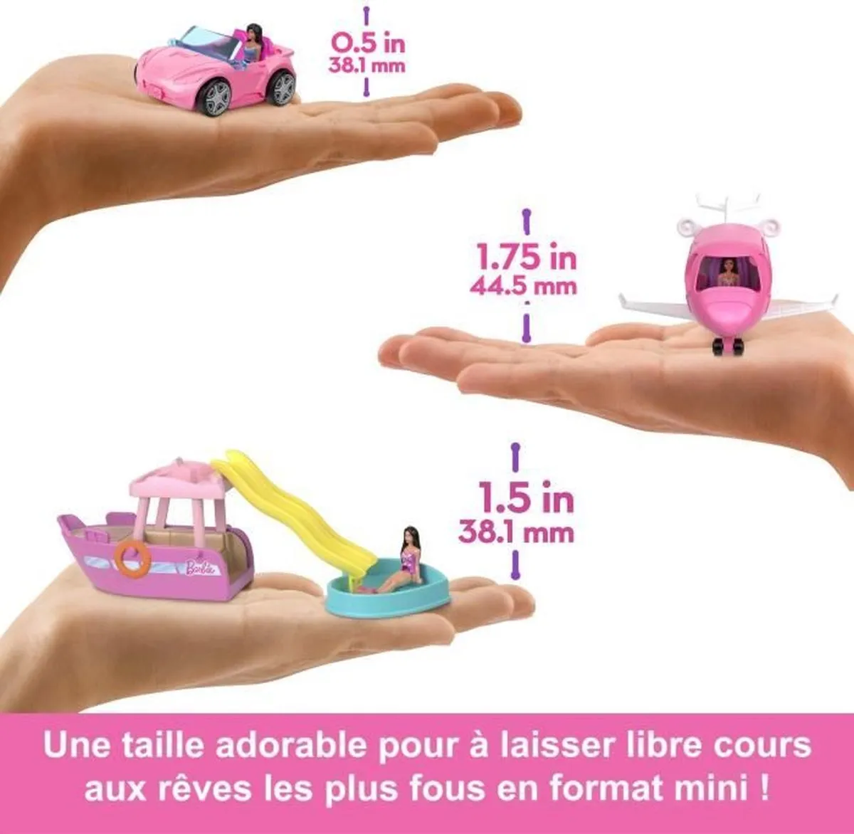 Barbie Mini Barbieland Voertuigen Assortiment - Multicolor