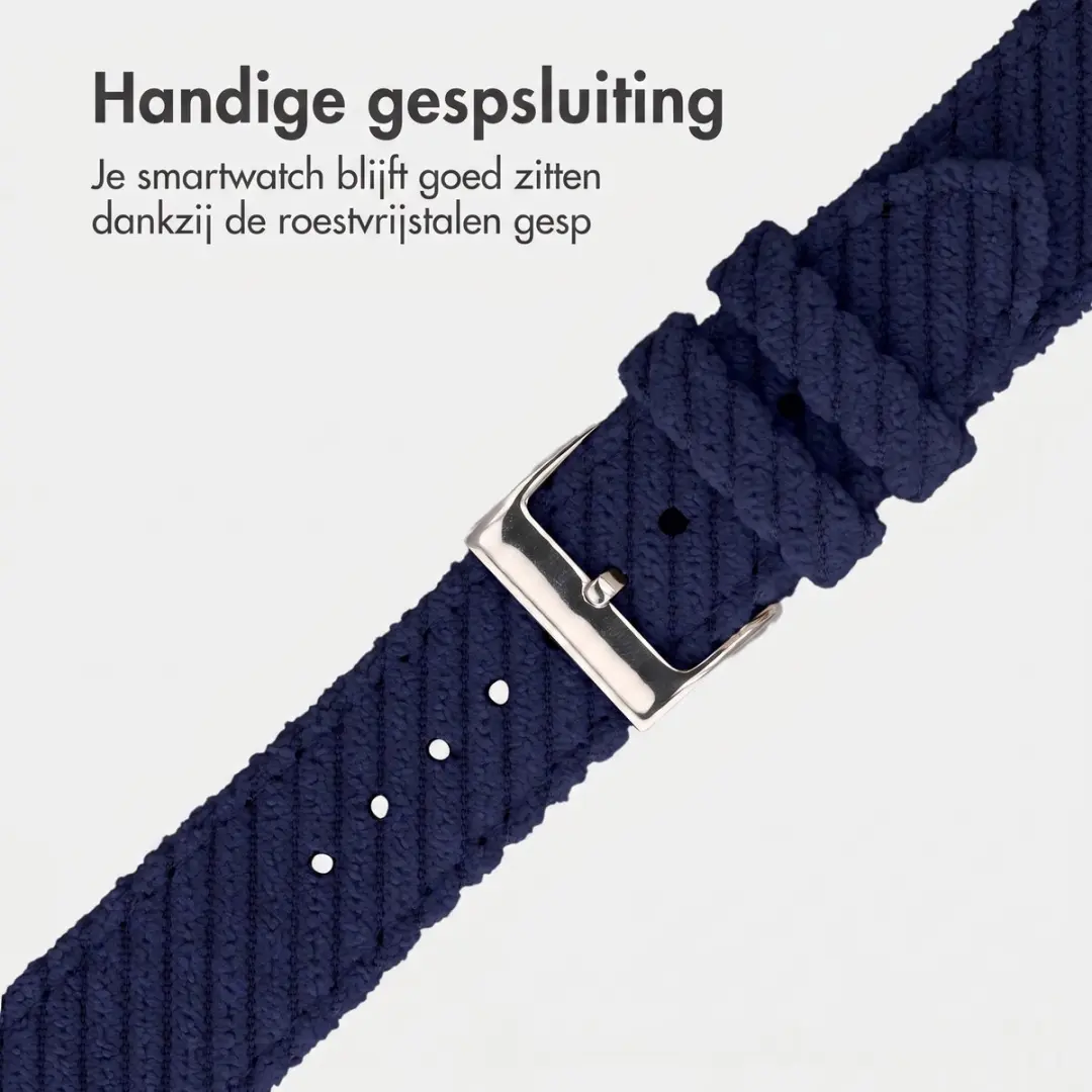 Imoshion Corduroy Bandje Apple Watch 42mm - Donkerblauw
