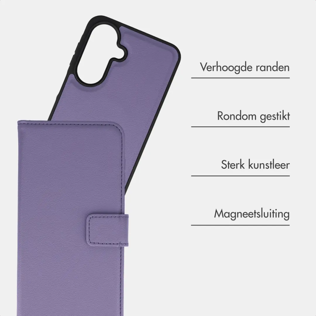 Imoshion Hoesje Samsung Galaxy A27 2-in-1 Bookcase - 3 Pasjes - Paars