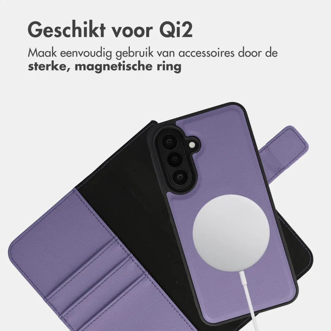 Imoshion Hoesje Samsung Galaxy A27 2-in-1 Bookcase - 3 Pasjes - Paars