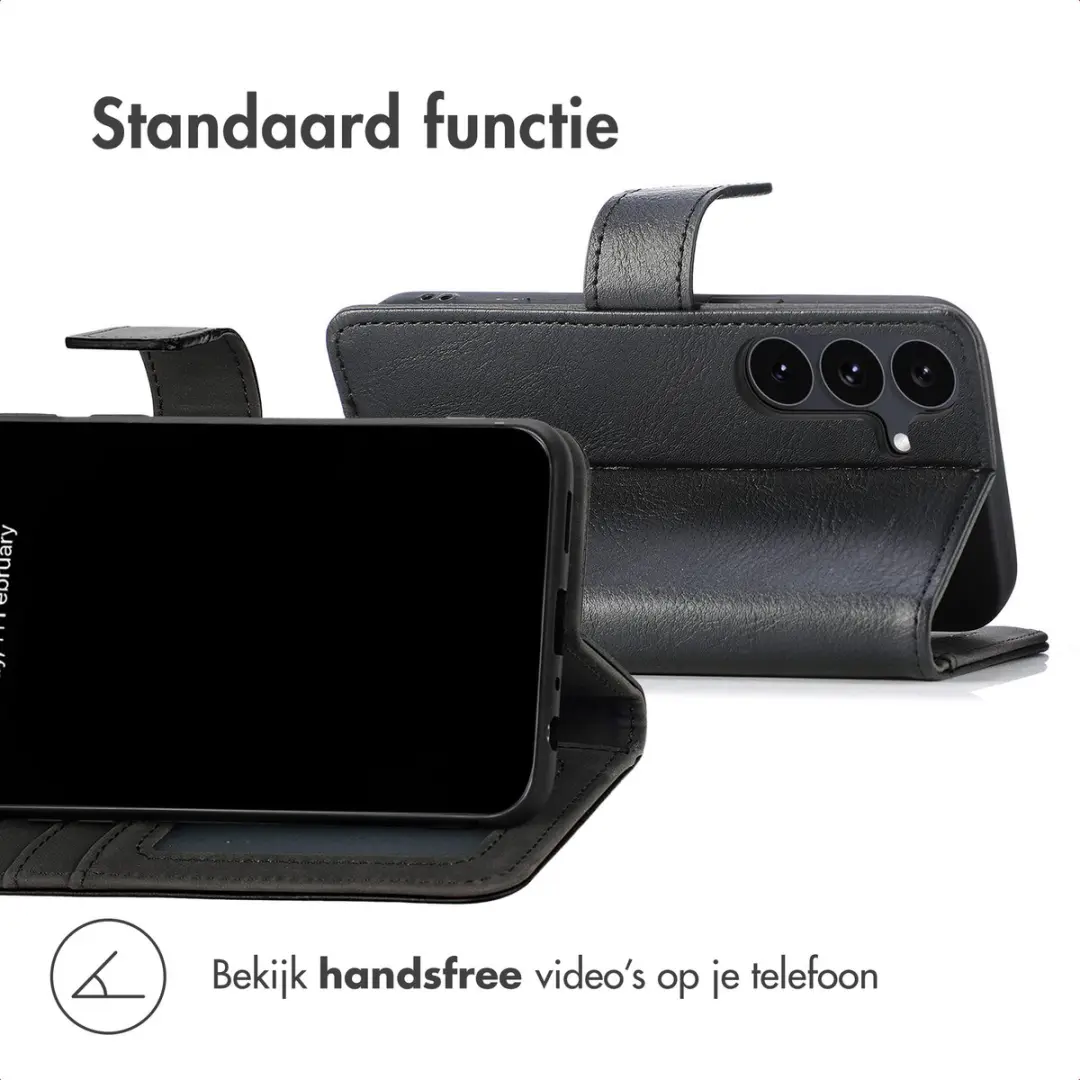 imosHion Hoesje Samsung Galaxy S26 FE - 3 Pasjes - Zwart