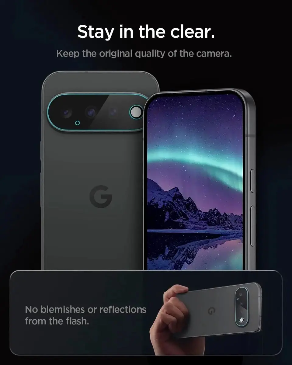 Spigen AGL11479 Camera Lens Protector - 9H Glas - 2 Stuks - afbeelding 6 van 6