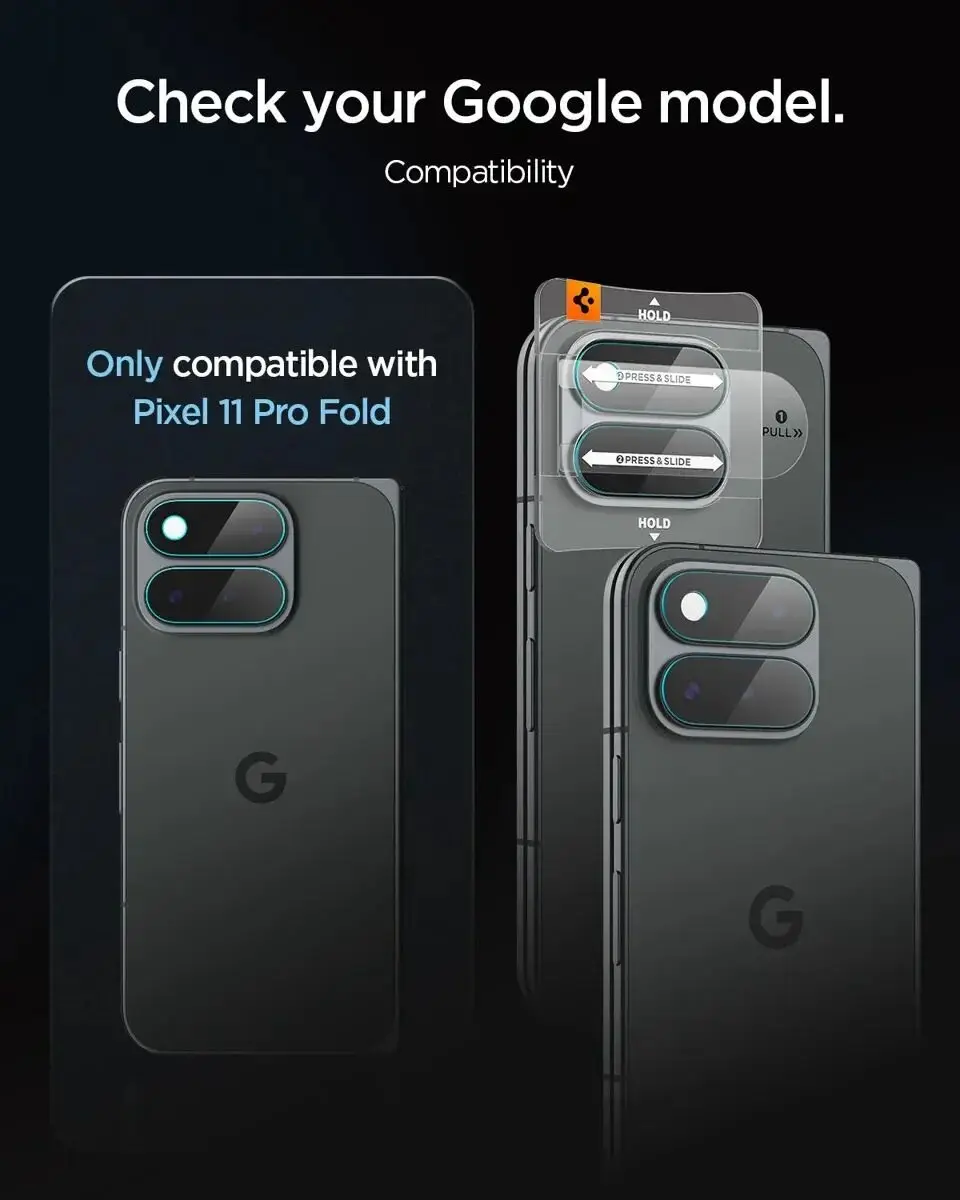 Spigen AGL11491 Camera Lens Protector - 9H Glas - 2 Stuks