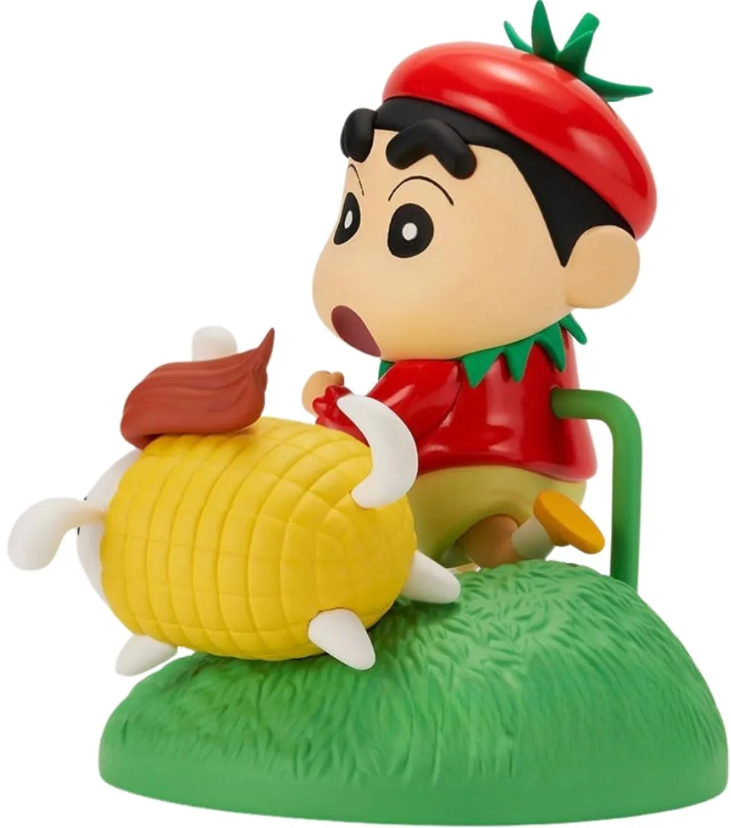 Bandai Crayon Shinchan Vignette Figure - Groente Kostuum - Multicolor