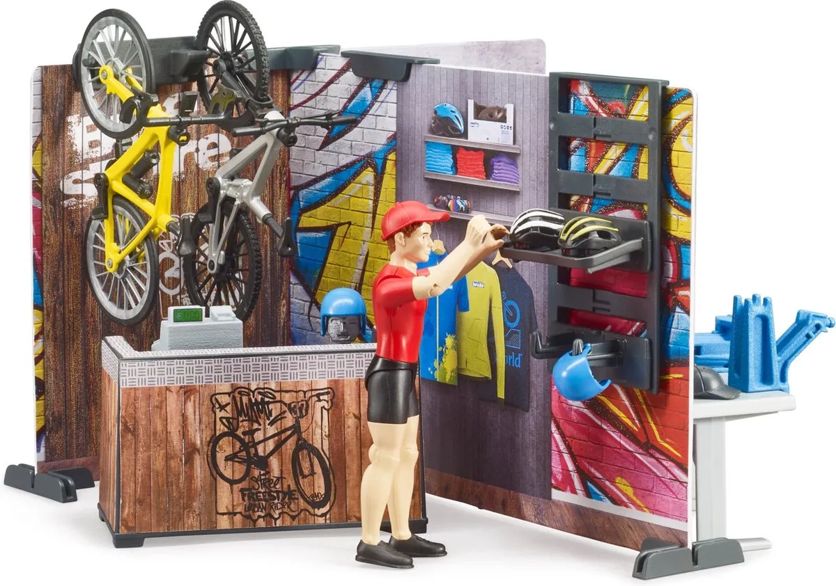 Bruder bworld Bikeshop BF63120 - Meerkleurig