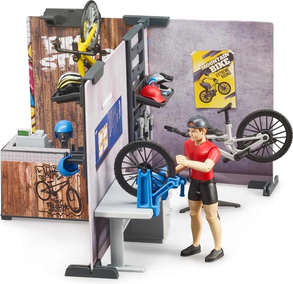 Bruder bworld Bikeshop BF63120 - Meerkleurig
