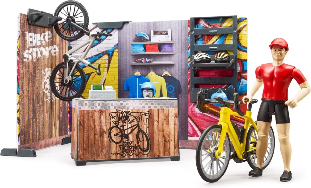 Bruder bworld Bikeshop BF63120 - Meerkleurig