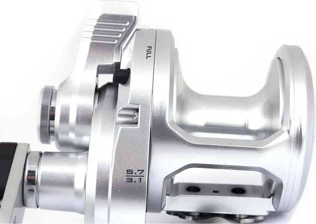 Shimano Speedmaster 12LD II Reel - 4 Lagermodel - Zilver