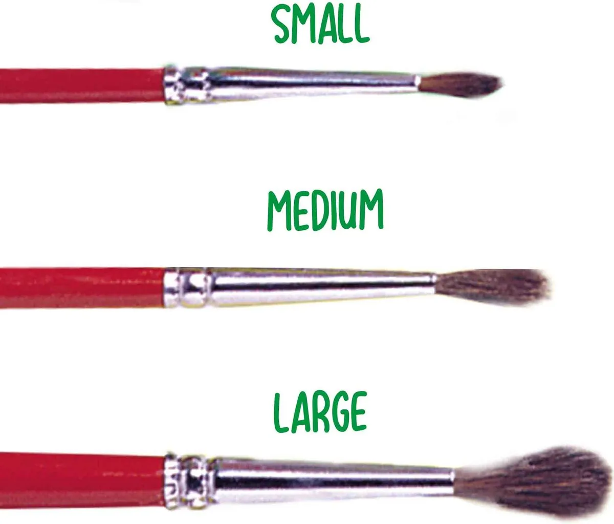 SES Creative Penselen Set 3 Stuks