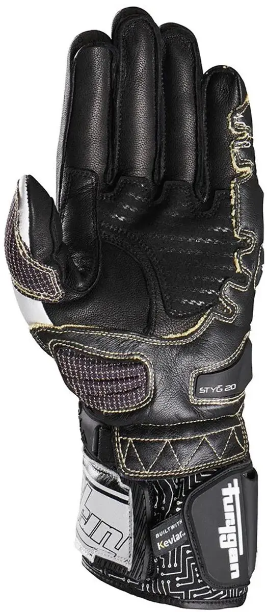 Furygan Styg20 X Kevlar Handschoenen - XL - Zwart/Wit