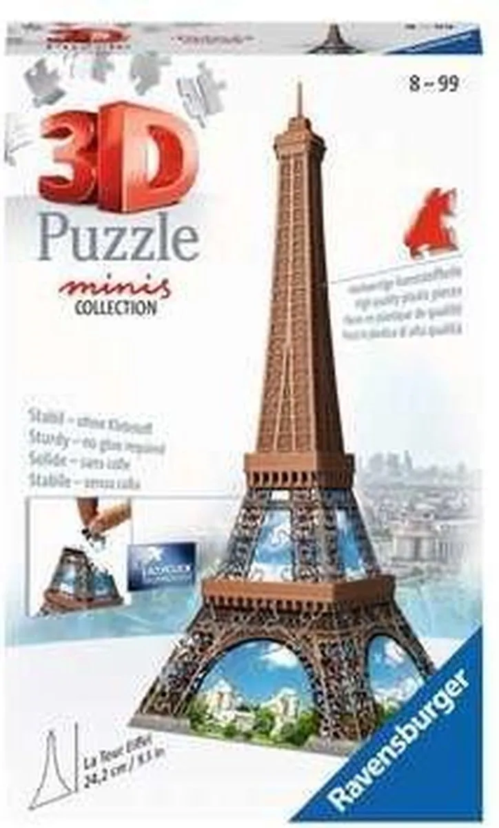 Ravensburger 3D Puzzle Mini Eiffelturm 54 Stuks
