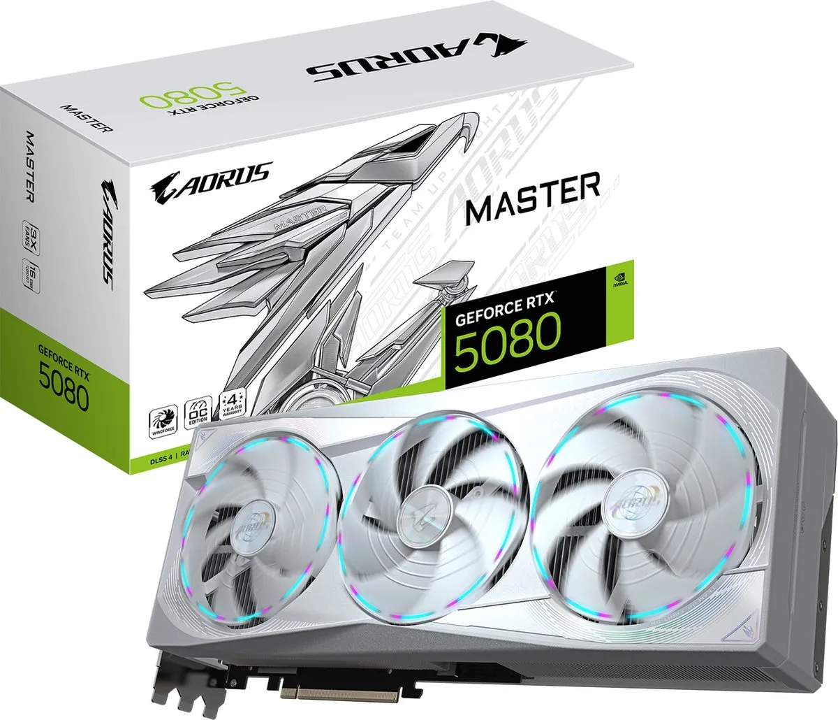 Gigabyte AORUS MASTER RTX 5080 ICE 16G