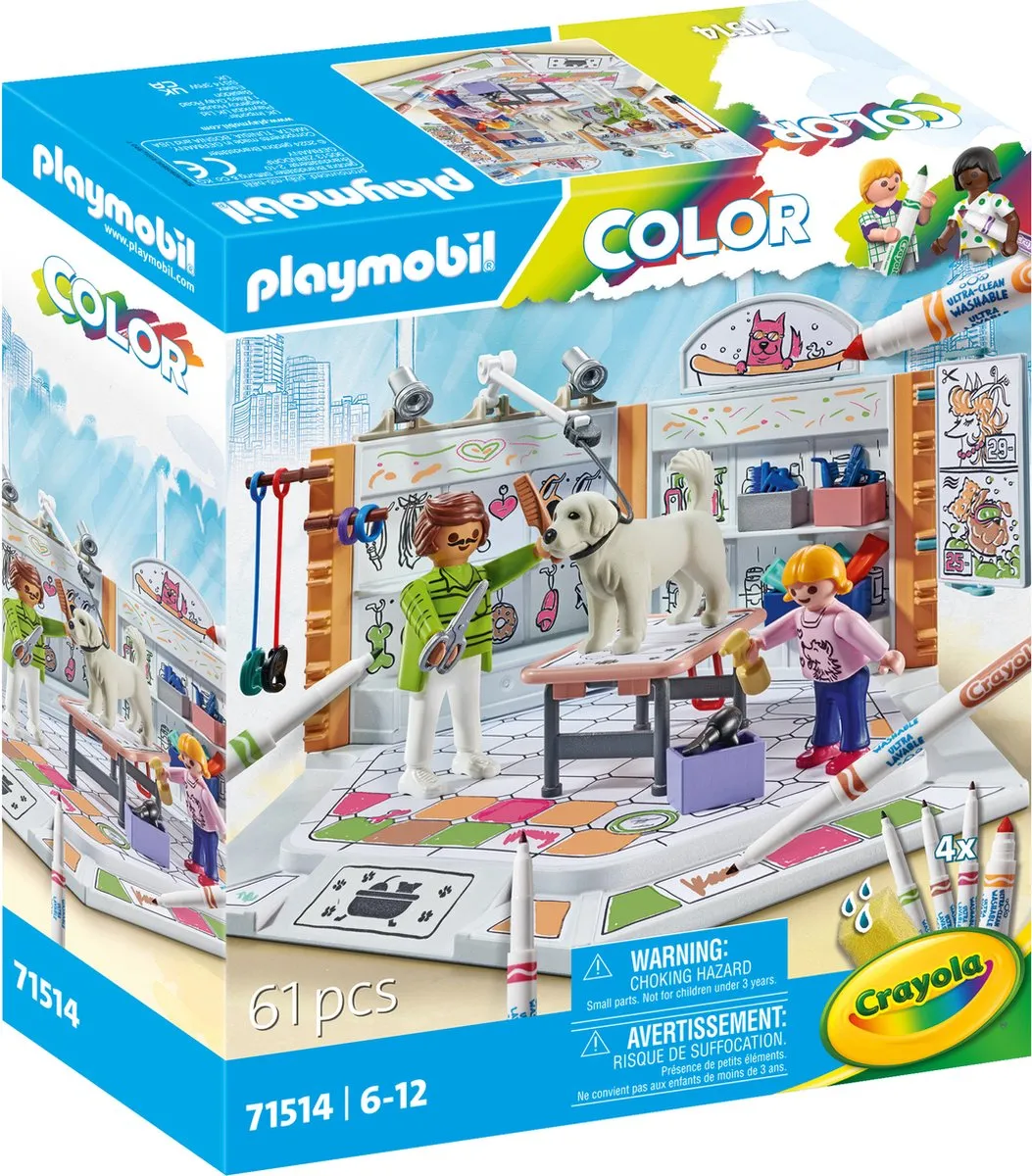 Playmobil Color Hondensalon 71514 - afbeelding 6 van 6