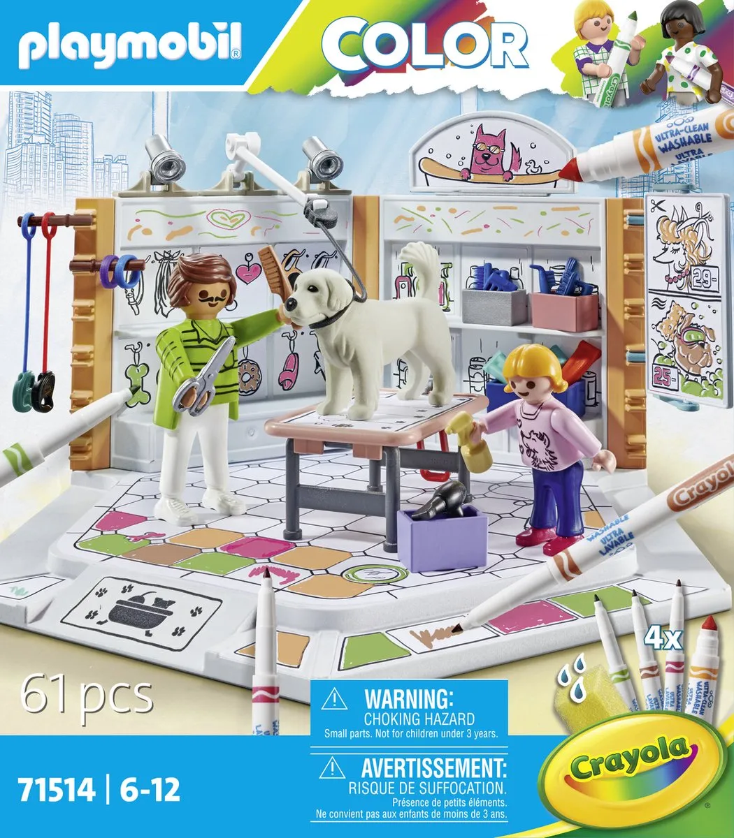 Playmobil Color Hondensalon 71514