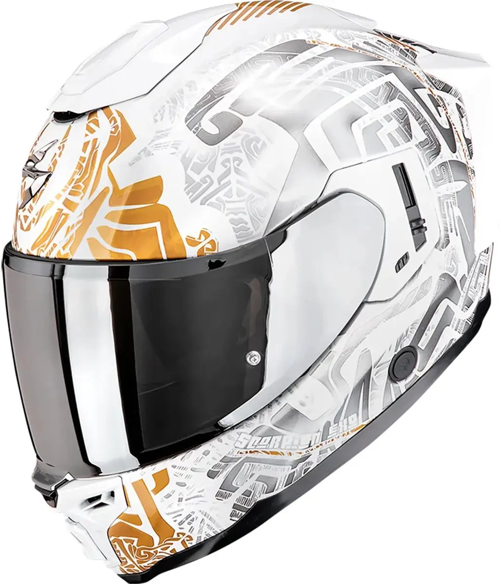 Scorpion Exo-1500 Air Integraalhelm - Maat M - Grijs/Geel/Wit