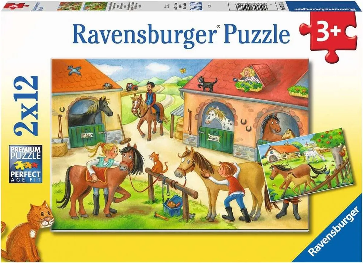 Ravensburger Vakantie op de Manege Puzzels
