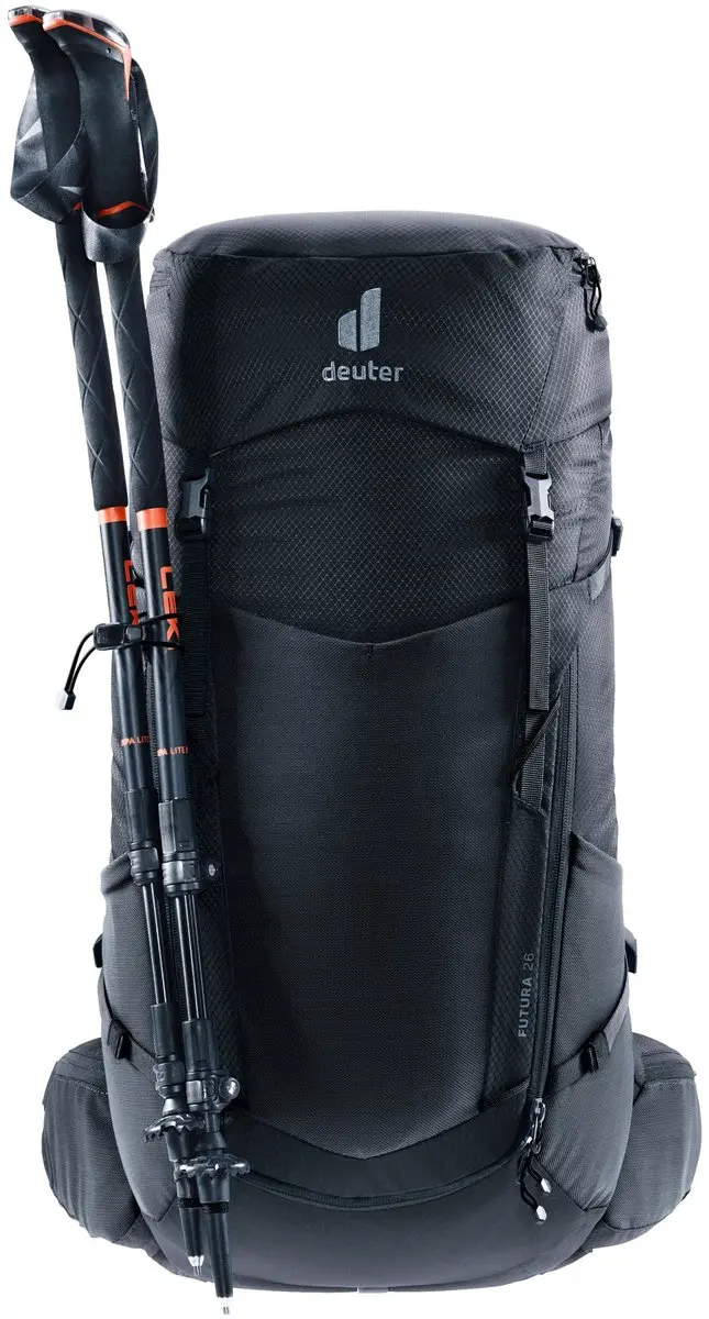 Deuter Futura 26 Wandelrugzak - 62cm - 26L - Zwart - afbeelding 6 van 6