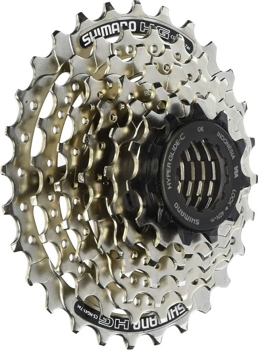 SHIMANO CS-HG41-7 Acera, Ruota Libera 7V, Argento, 11-28D,Argento