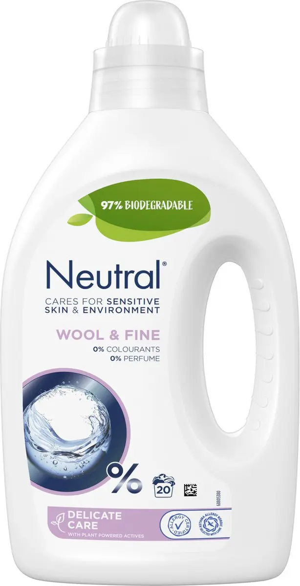 Neutral Wol & Fijn Vloeibaar Wasmiddel 1L