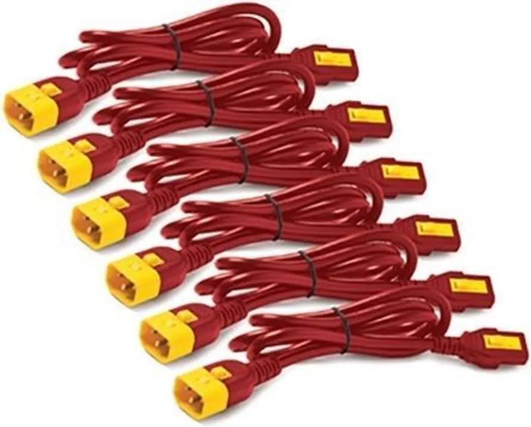 APC AP8704S-WWX340 Elektriciteitssnoer Rood - 6 Stuks - afbeelding 4 van 4