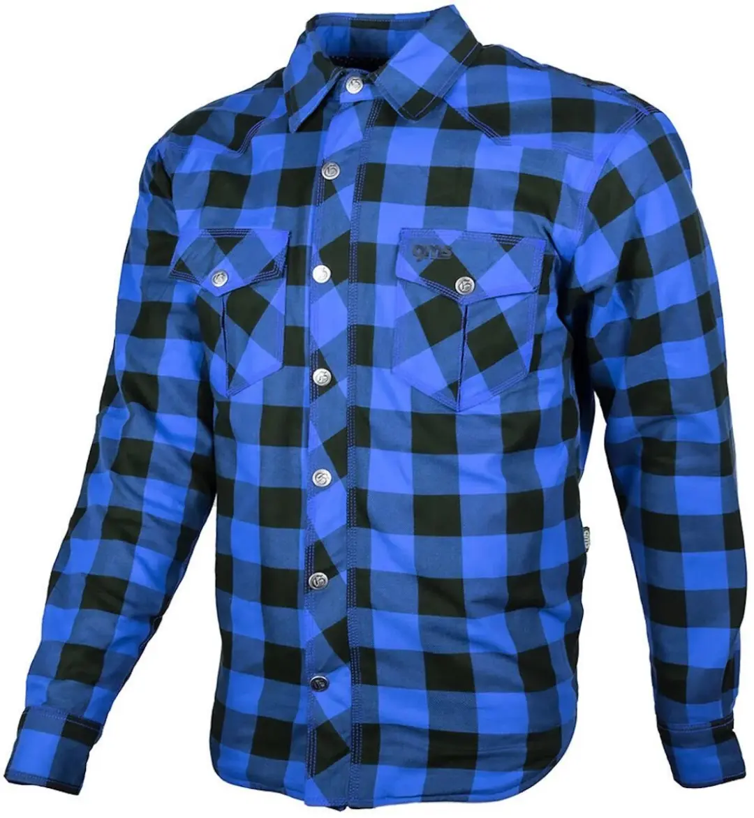 gms Jaguar Zwart Blauw Motoroverhemd