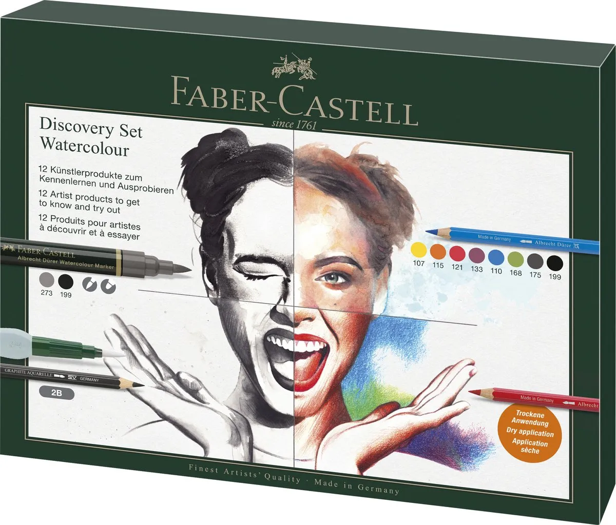 Faber-Castell Albrecht Dürer Aquarelpotloden - 8 Kleuren