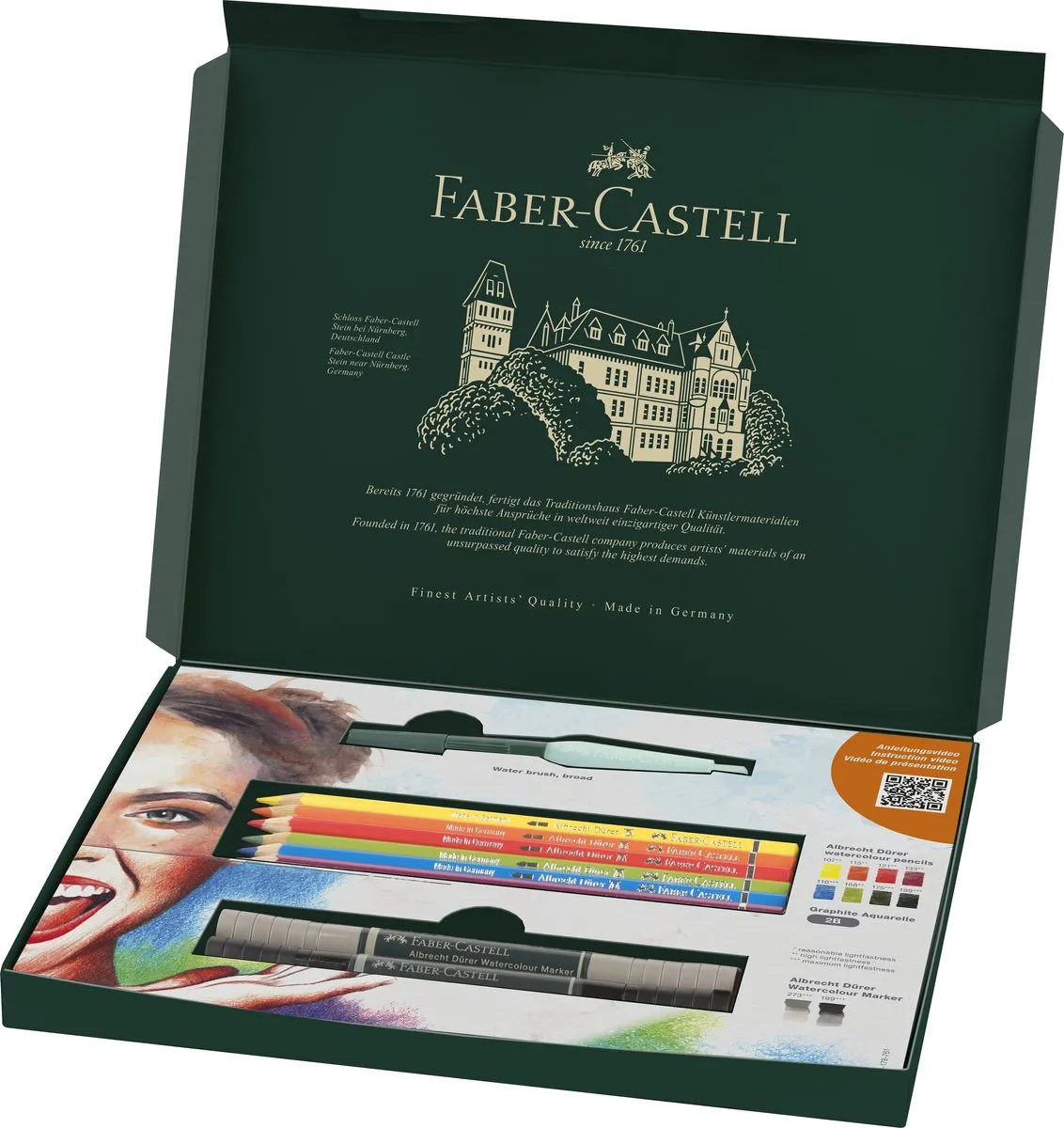 Faber-Castell Albrecht Dürer Aquarelpotloden - 8 Kleuren