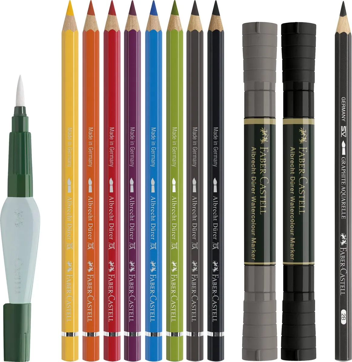 Faber-Castell Albrecht Dürer Aquarelpotloden - 8 Kleuren