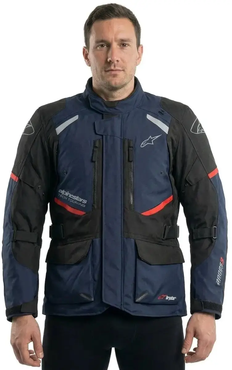 Alpinestars Andes V3 Drystar Jas - Donkerblauw/Zwart - Maat S - afbeelding 2 van 3