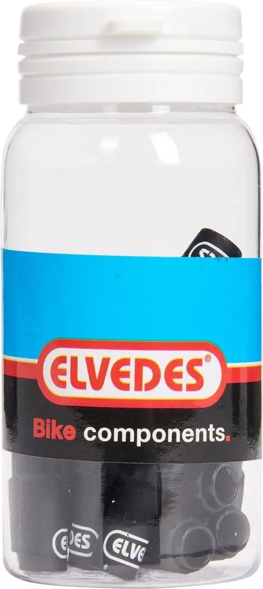Elvedes Derailleur Fijnafstellers 29x4,9mm - 15 Stuks - Zwart - afbeelding 2 van 2