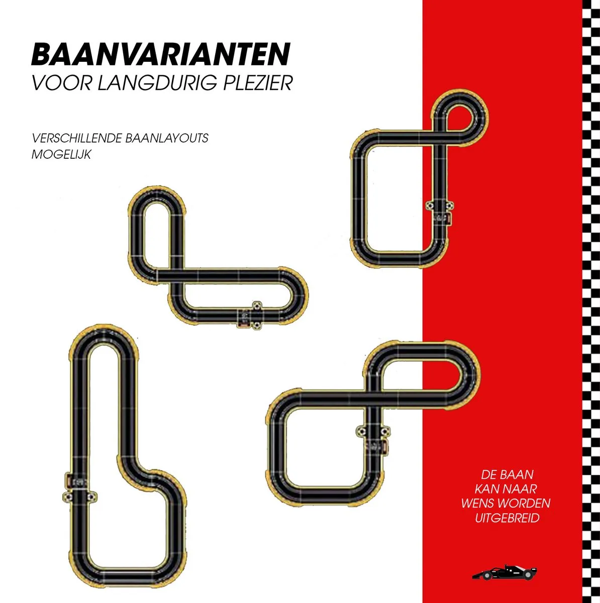 Carrera Go!!! Racebaan CAR20062603 - Formule 1 Verstappen vs Hamilton - 4,3m - afbeelding 6 van 6