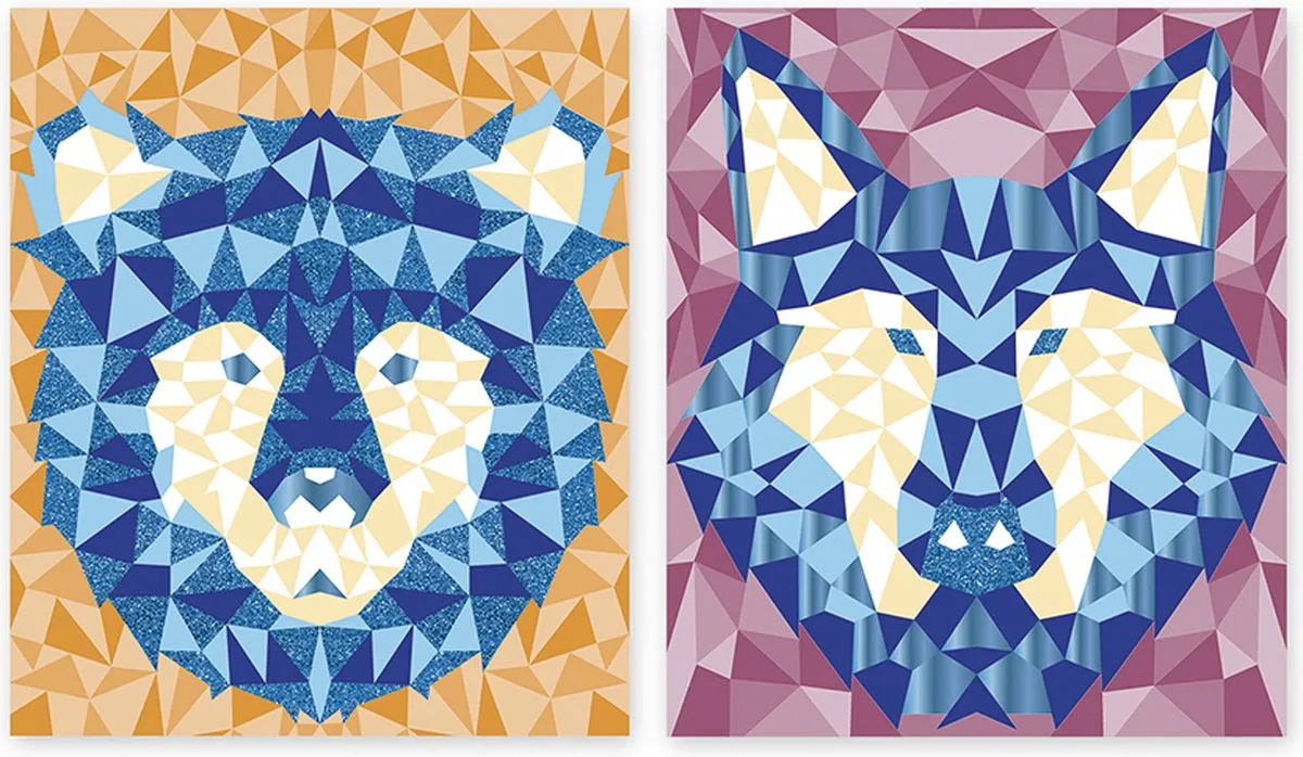 Janod Mysterix Mozaïek Foamstickers Bosdieren