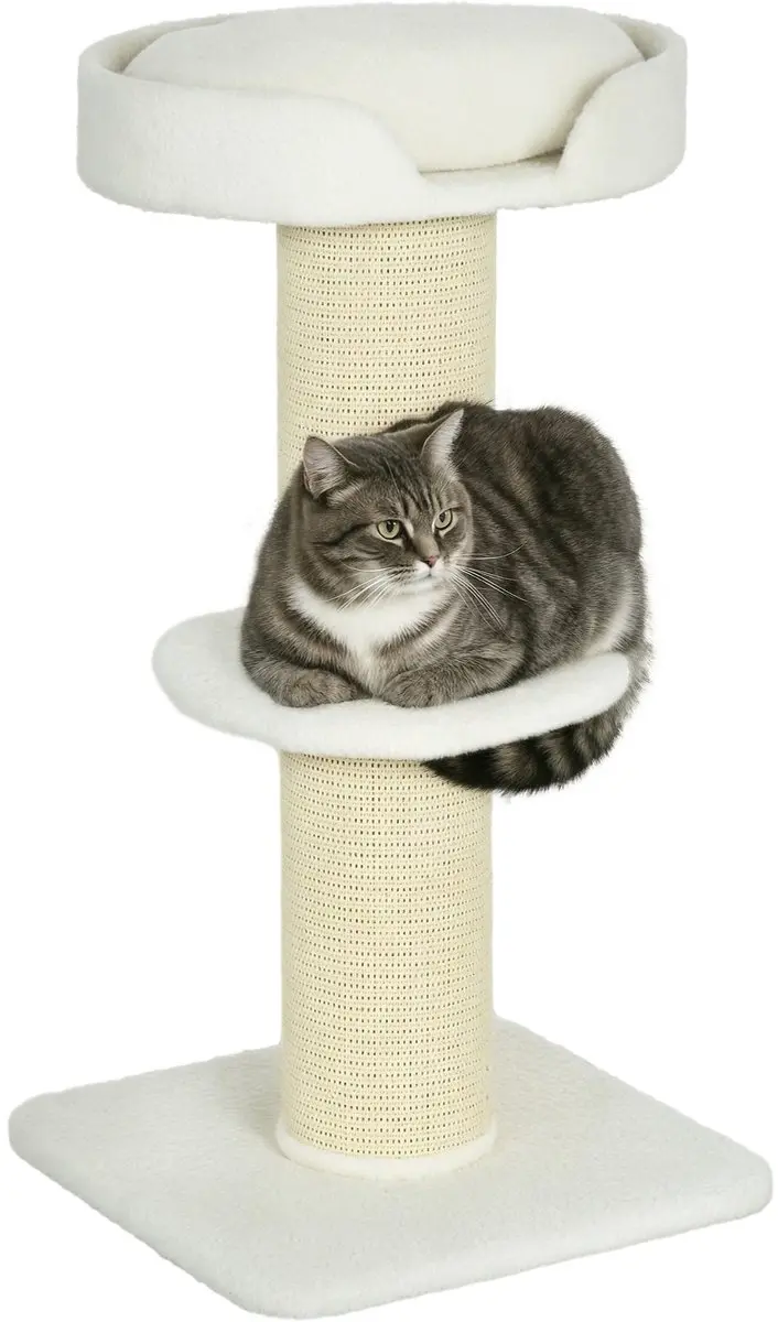 PawHut Krabpaal voor Katten, Spaanplaat