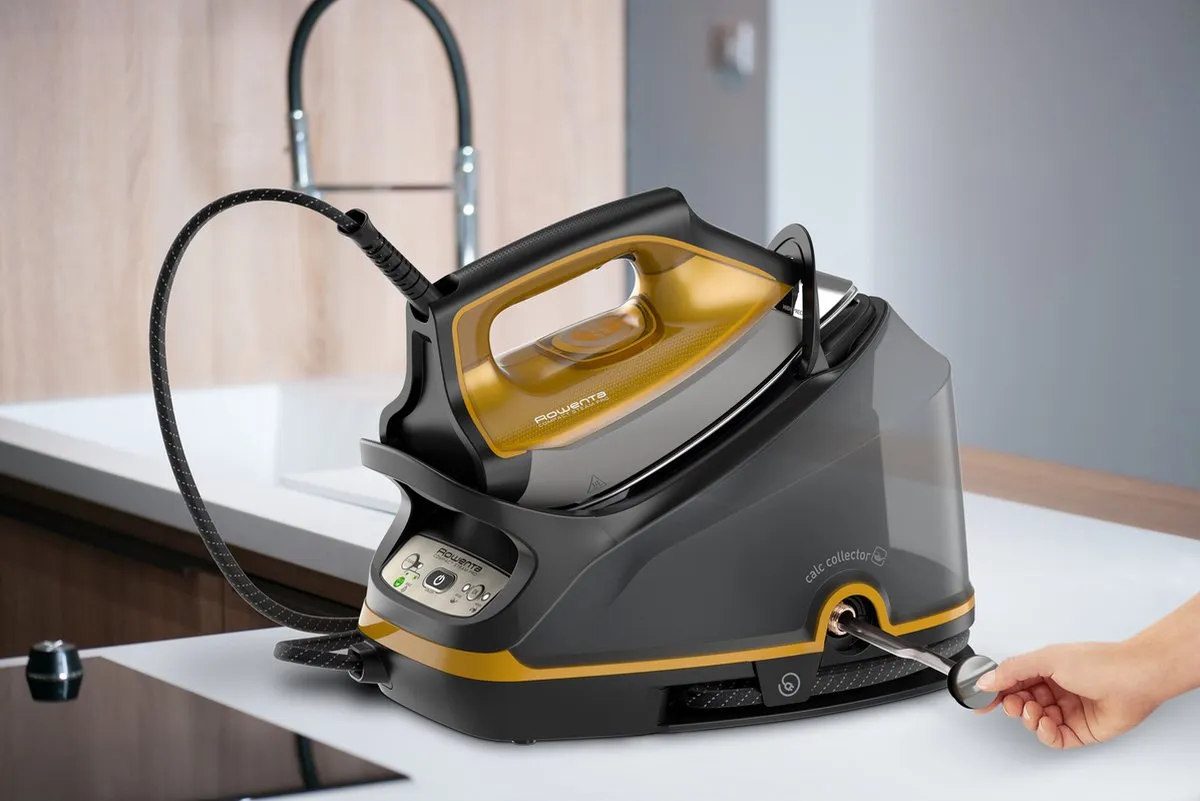 Rowenta DG7644 Microsteam Stoomstrijkijzer 2200W - 1,1L - Zwart/Goud