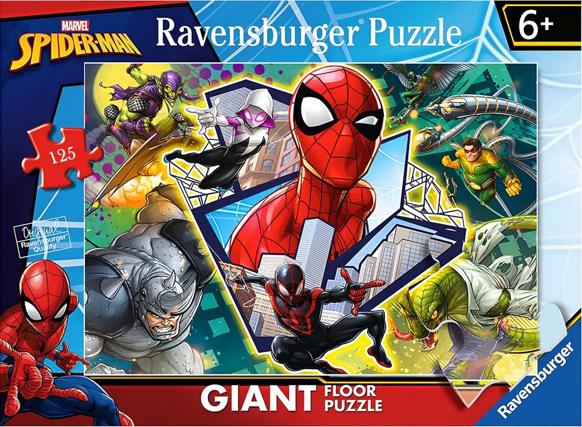 Ravensburger Spider-Man Reusachtige Puzzel 125-delig - Veelkleurig
