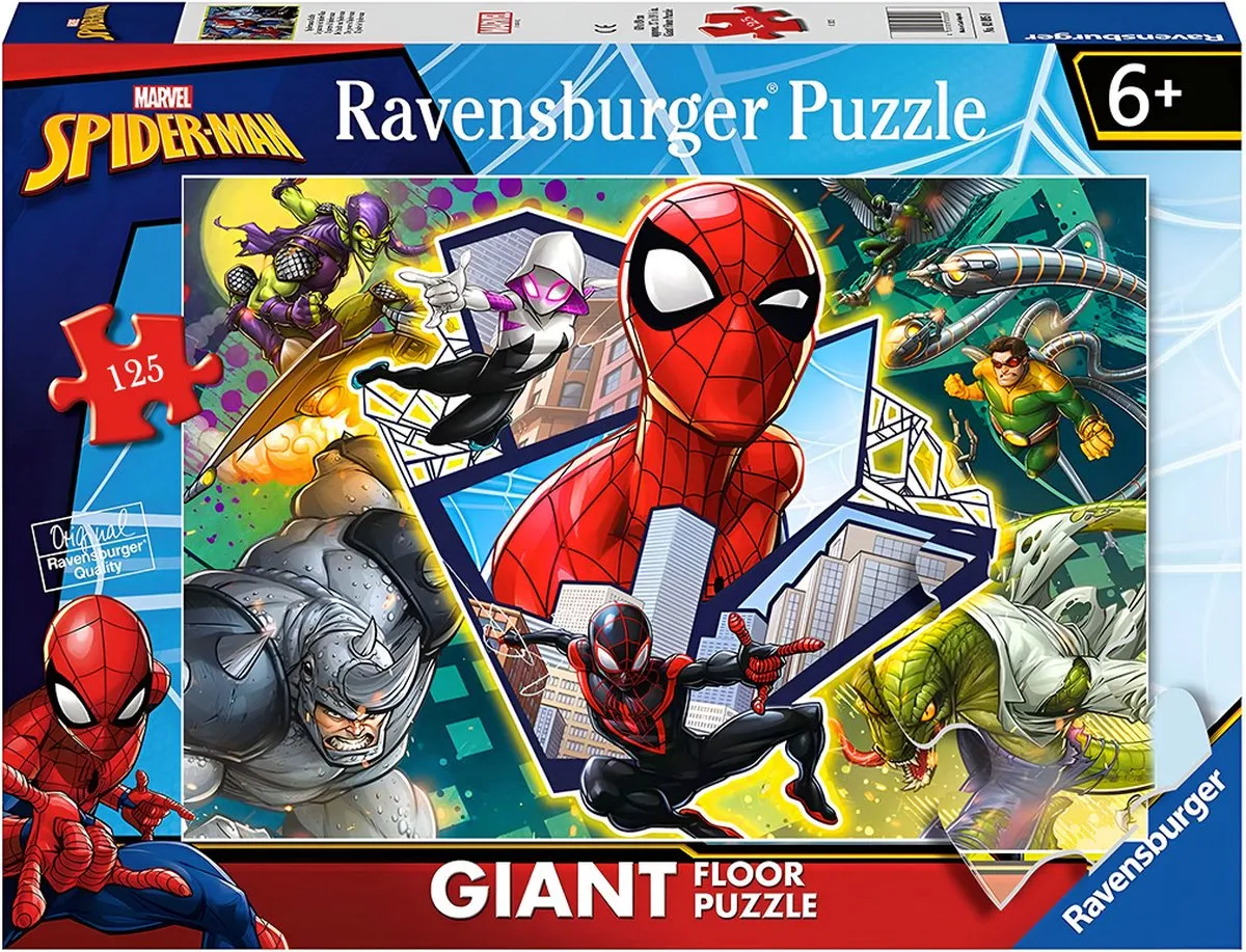 Ravensburger Spider-Man Reusachtige Puzzel 125-delig - Veelkleurig