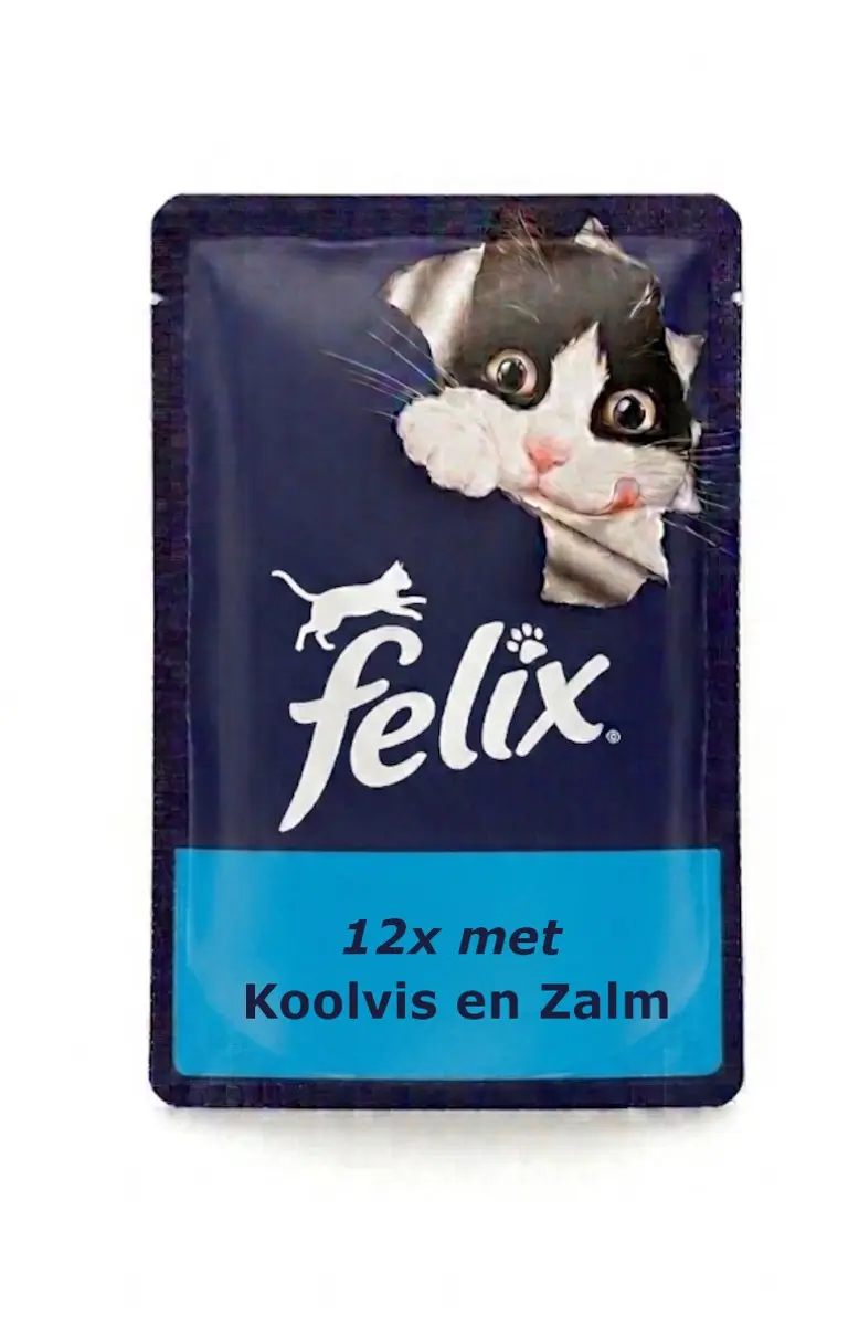 Felix Dubbel Zo Lekker Koolvis en Zalm in Gelei