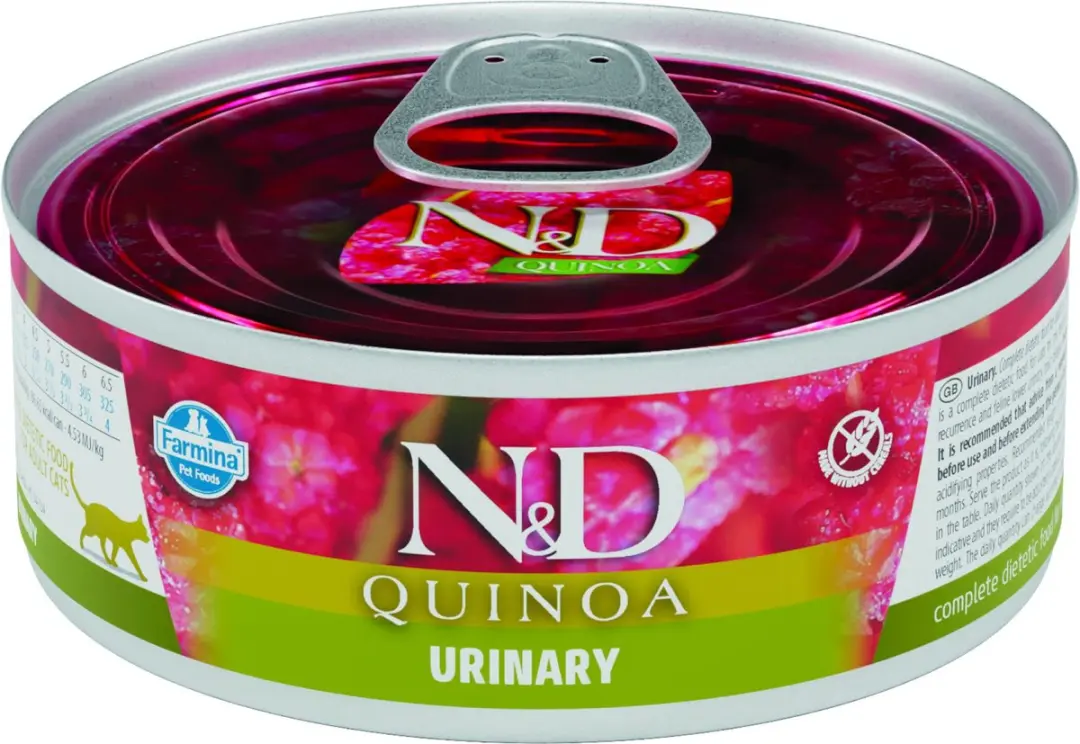 N&D Quinoa natvoeding voor de kat Urinary Eend 80 gr.