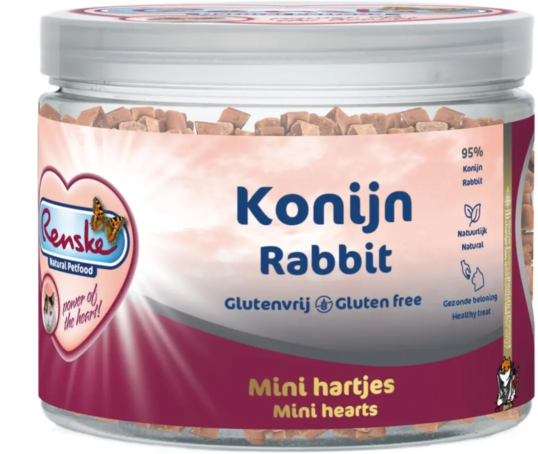 Renske Gezonde Beloning Hartjes Kattensnack