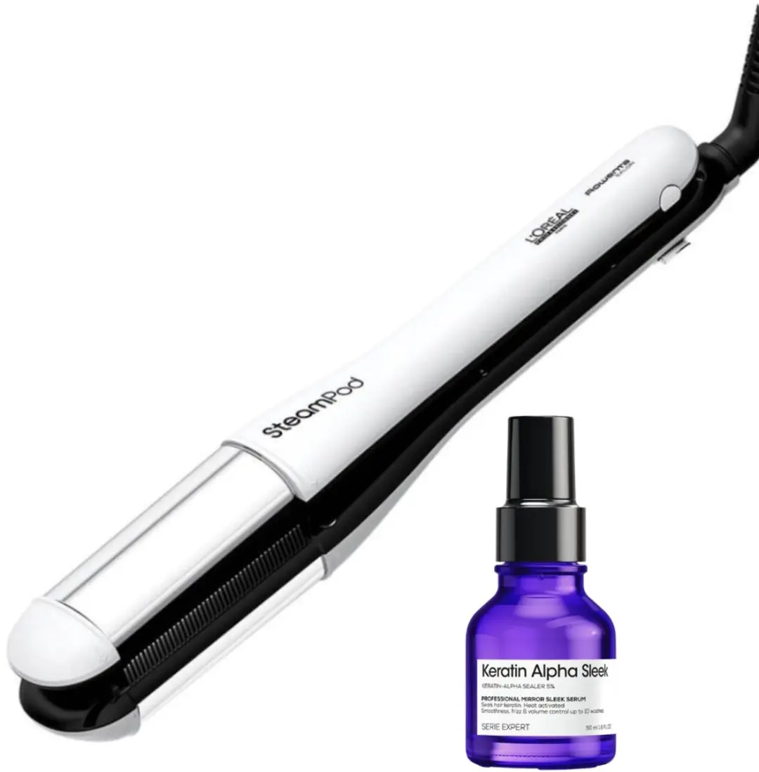 L'Oréal Professionnel Steampod 4.0 + Keratin Alpha Duo